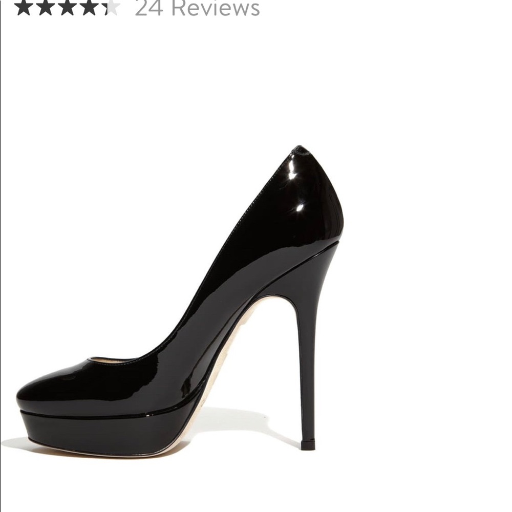 Like new -Jimmy Choo black patent leather platform